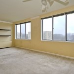 Two windows in the dining room