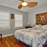 The master bedroom interior