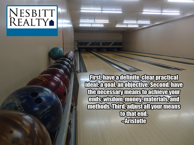 Underground bowling alley