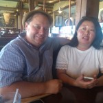 Husband and wife at Waterman's at Virginia Beach