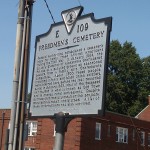 Black historical plaque