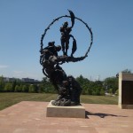 Black statue