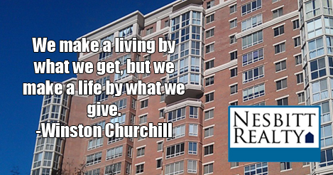 We make a living by what we get, but we make a life by what we give. -Winston Churchill