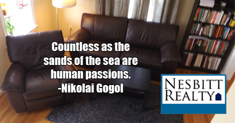 Countless as the sands of the sea are human passions. -Nikolai Gogol