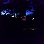 Trail with sunrise