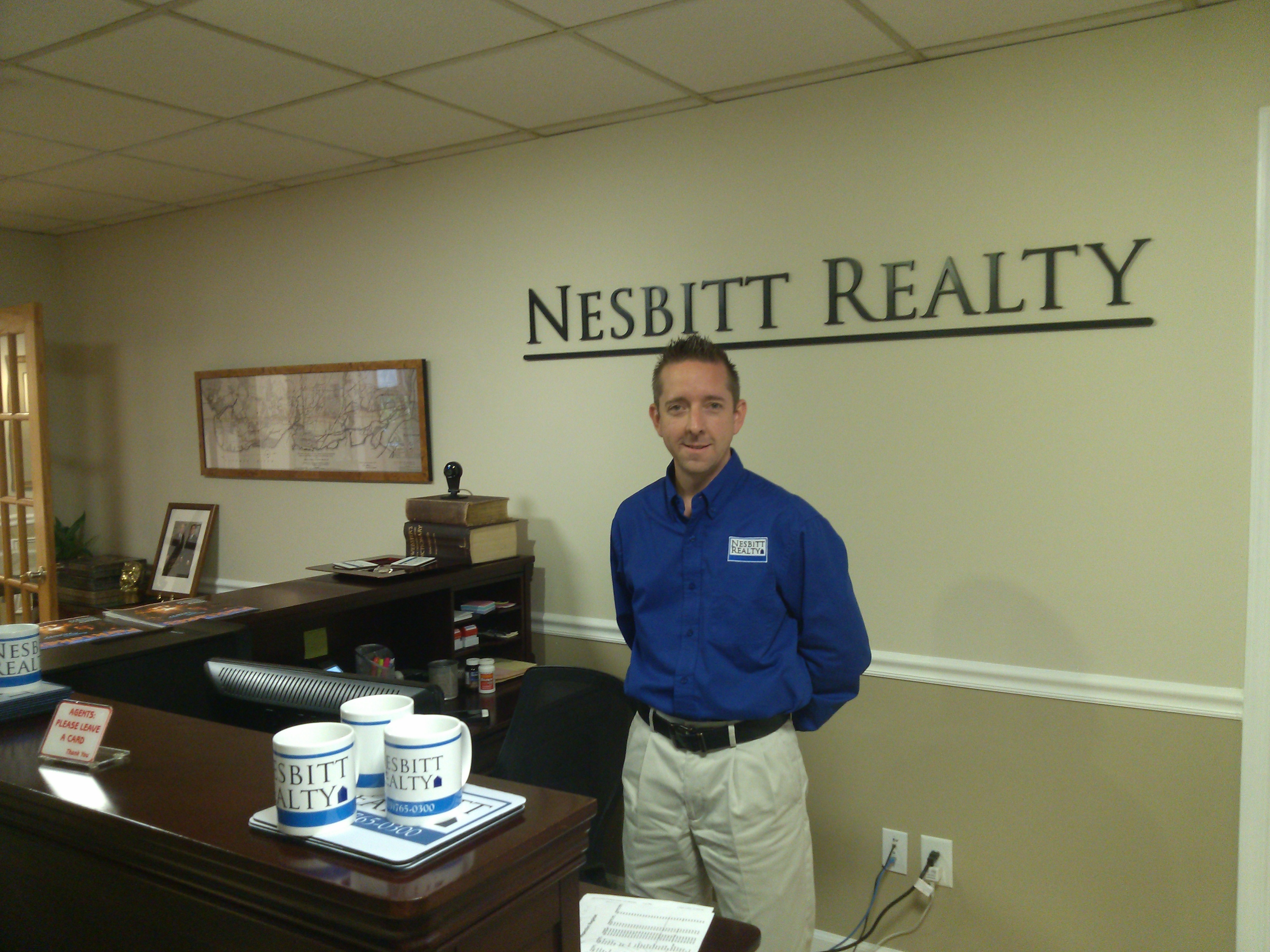 Kelly Nesbitt at the office