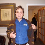 Aubrey Nesbitt displays his Nesbitt Realty shirt