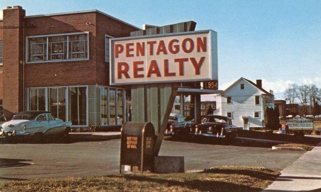 1954. Pretty cool that it had a digital clock back then. 363 Lee Highway Fairfax