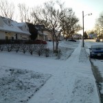 Cavalier Drive just before the big blizzard of 2016