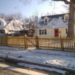 Cavalier after snow fall