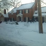 Belle Haven after heavy snow