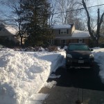 New Alexandria snow aftermath