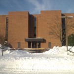 Cannon Building with snow