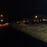 Bucknell Manor winter night
