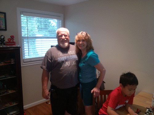 Aunt Bua and Uncle Deen in Old Town