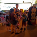 Stuart Nesbitt with family shopping in Arlington
