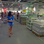 Julie Nesbitt furniture shopping in Ikea