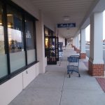 outdoor mall along store keeps